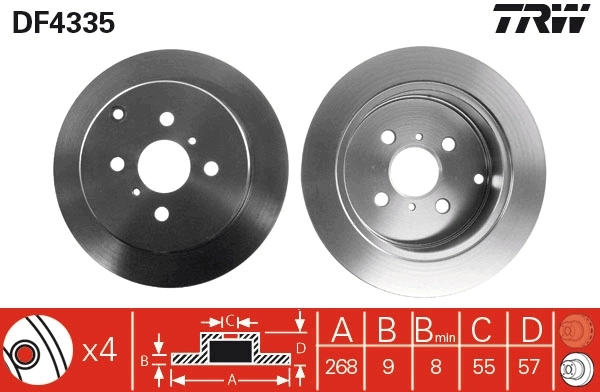 Brake Disc DF4335