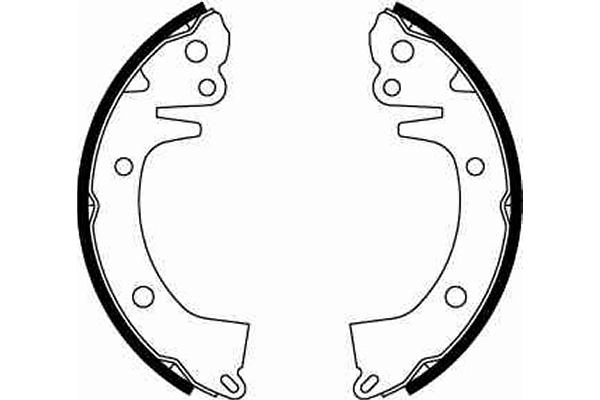 TRW GS8068 Brake Shoe Set