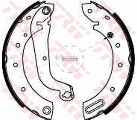 Brake Shoe Set GS8625