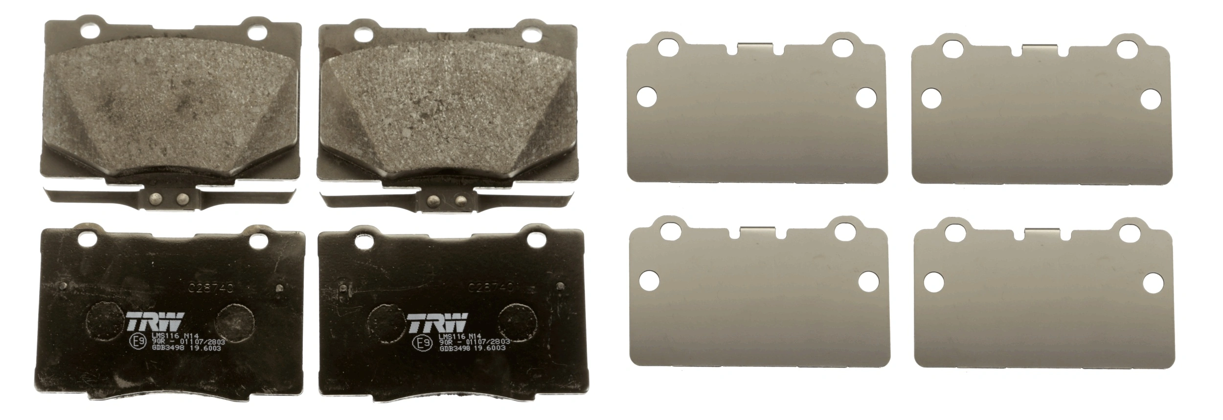 Brake Pad Set, disc brake GDB3498