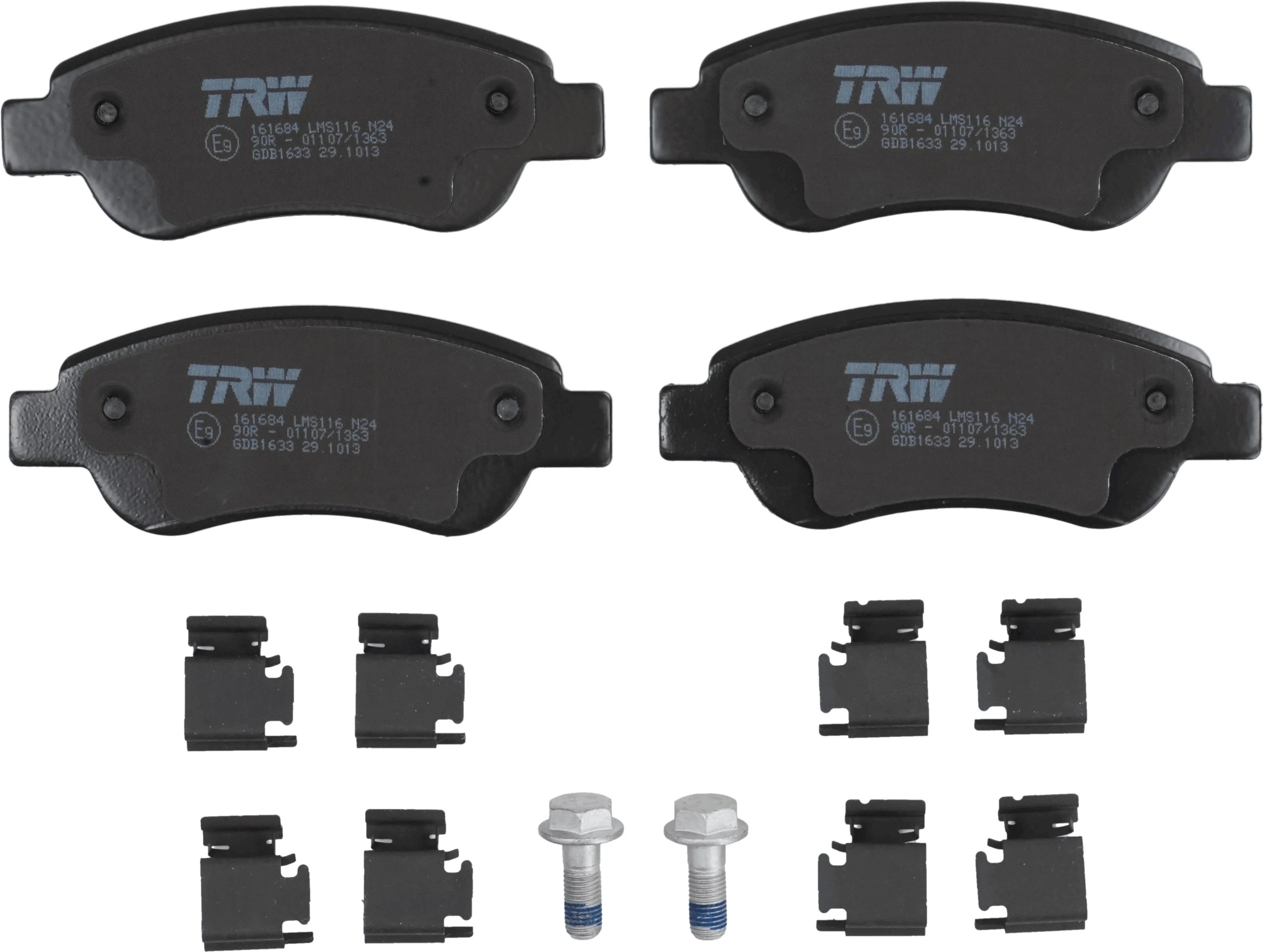 Brake Pad Set, disc brake COTEC GDB1633