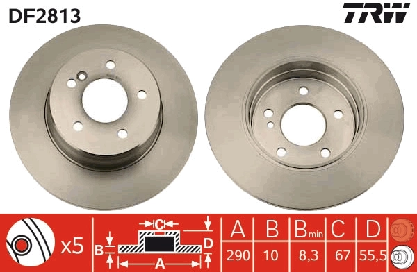 Brake Disc DF2813
