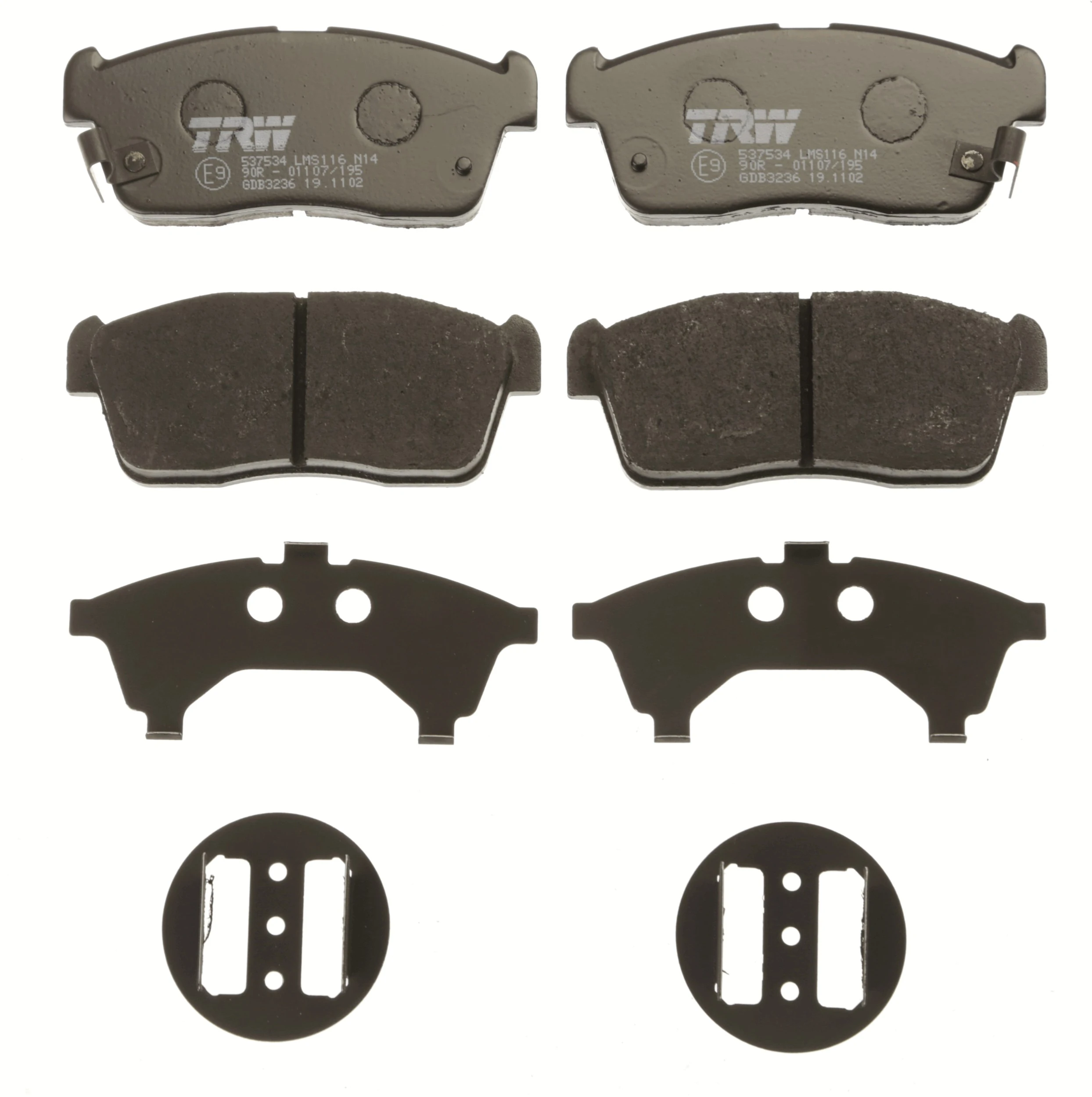 Brake Pad Set, disc brake COTEC GDB3236