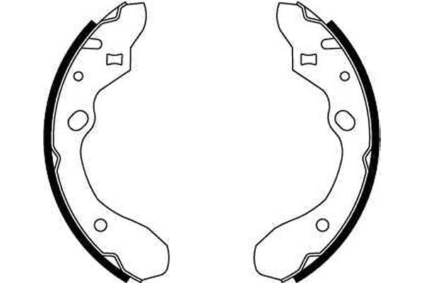 Brake Shoe Set GS8582