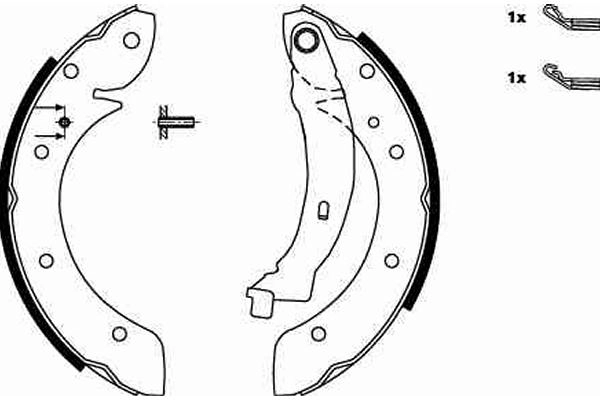 Brake Shoe Set GS8620