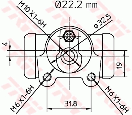 TRW BWH138 Wheel Brake Cylinder