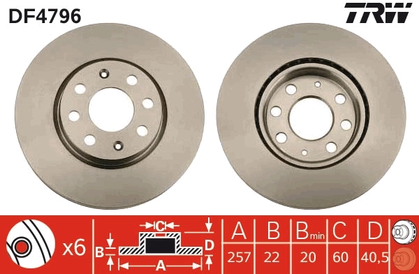 Brake Disc DF4796