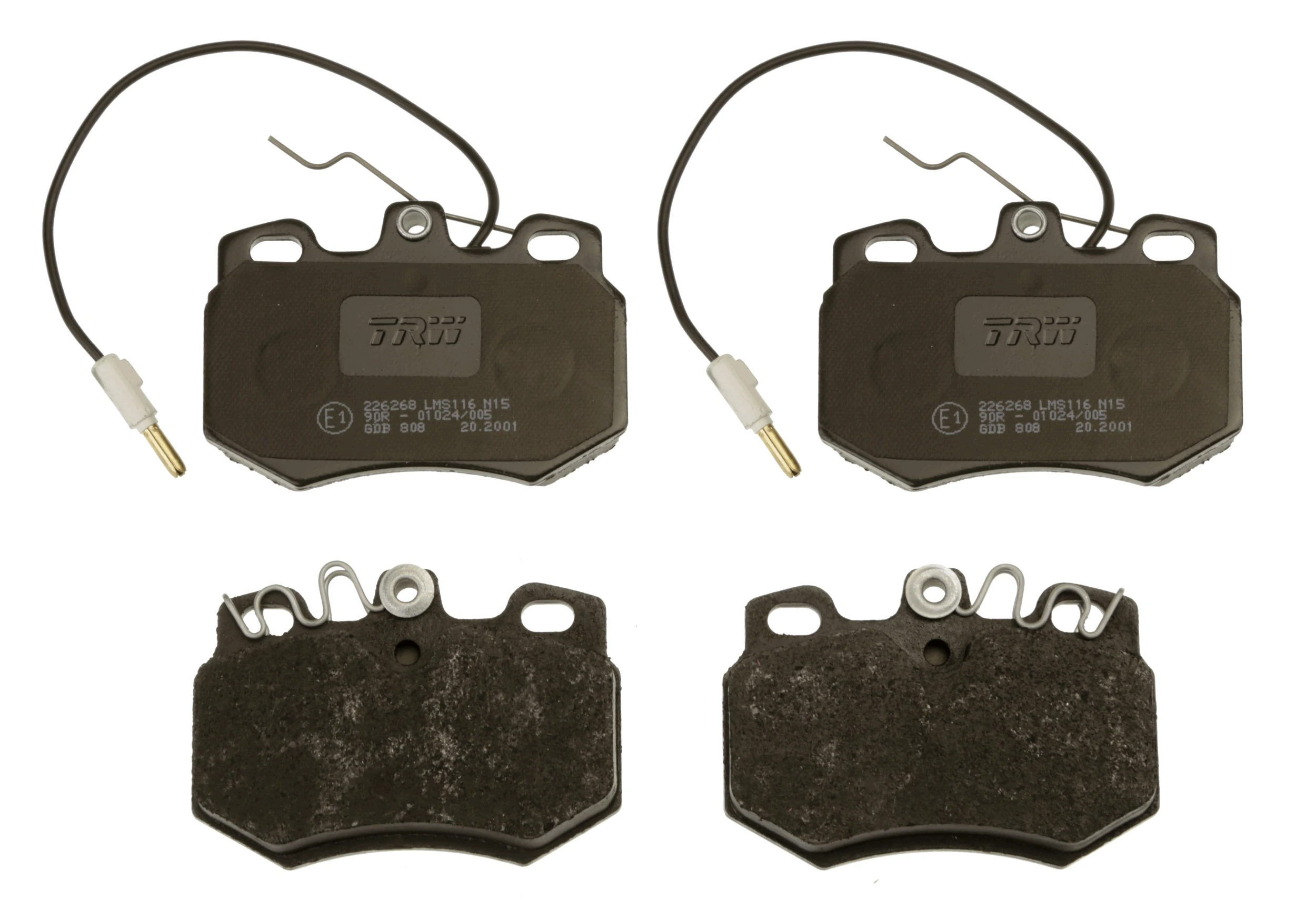 Brake Pad Set, disc brake COTEC GDB808