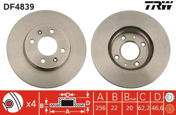 Brake Disc DF4839