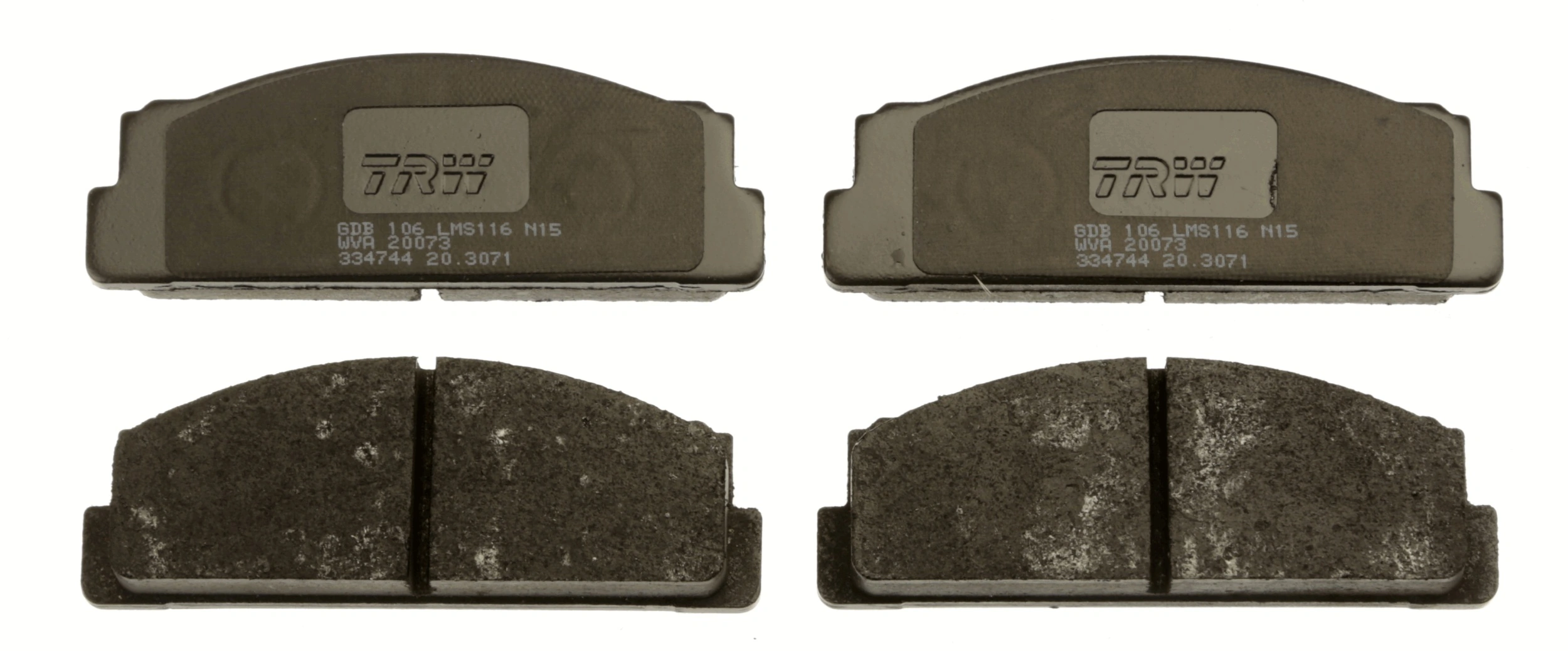 Brake Pad Set, disc brake COTEC GDB106