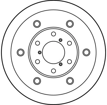 Brake Disc TRW SINGLE DF1726S
