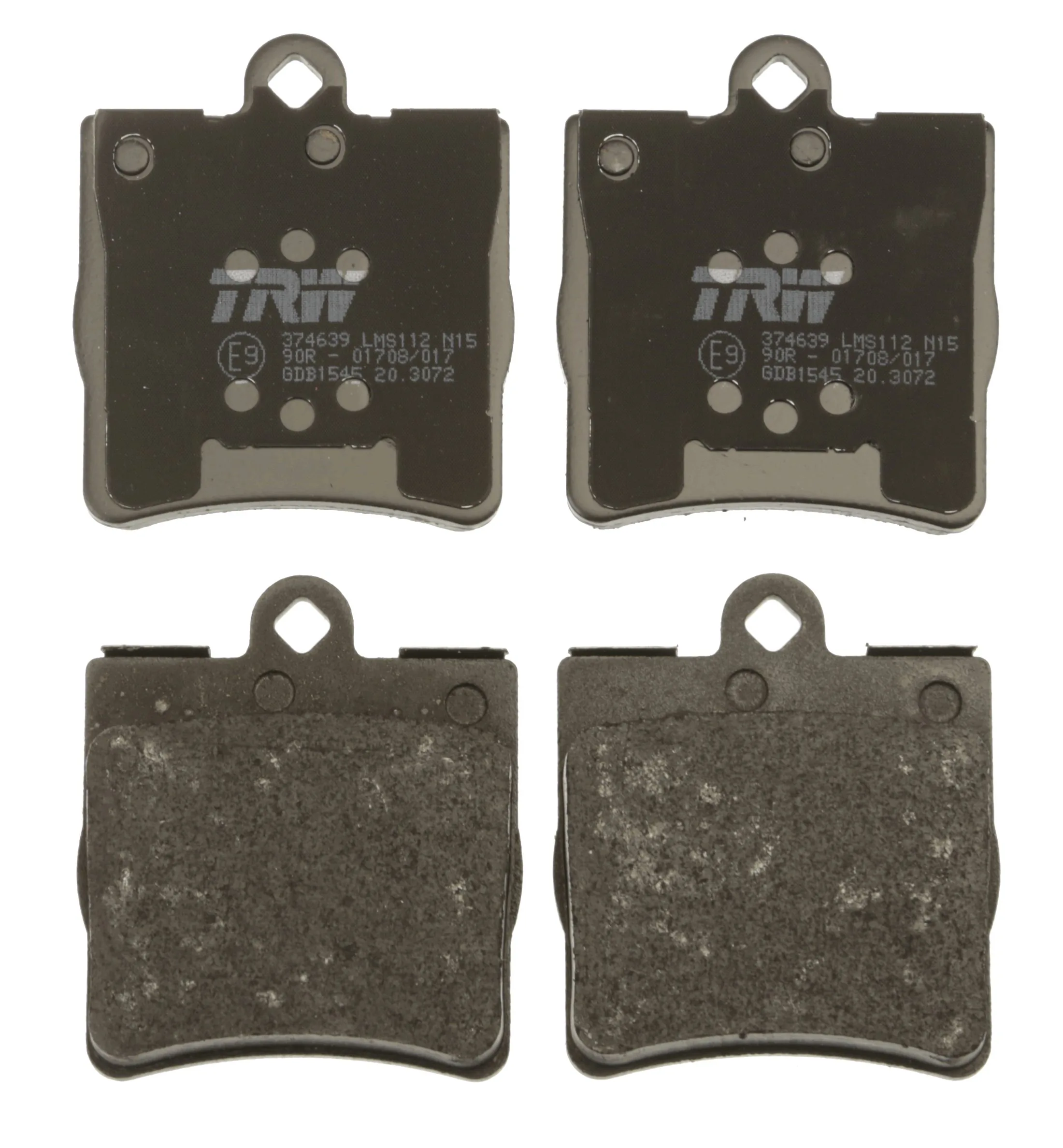 Brake Pad Set, disc brake COTEC GDB1545