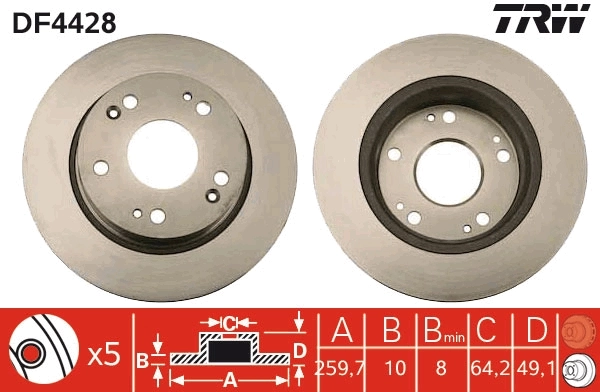 Brake Disc DF4428