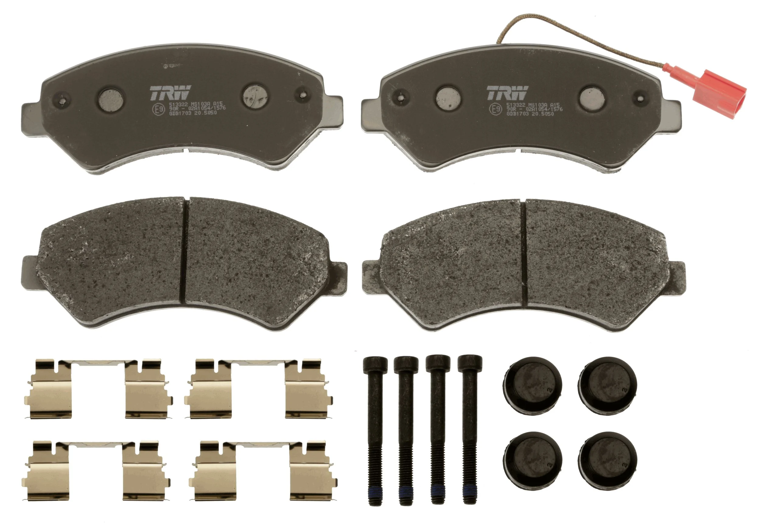 Brake Pad Set, disc brake COTEC GDB1703