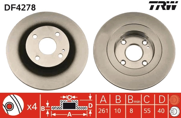 Brake Disc DF4278
