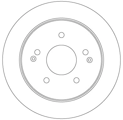 Brake Disc TRW SINGLE DF6879S