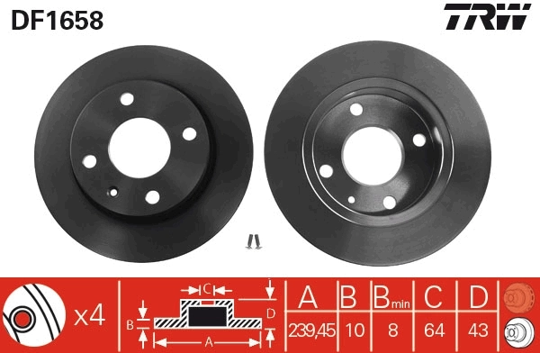 Brake Disc DF1658