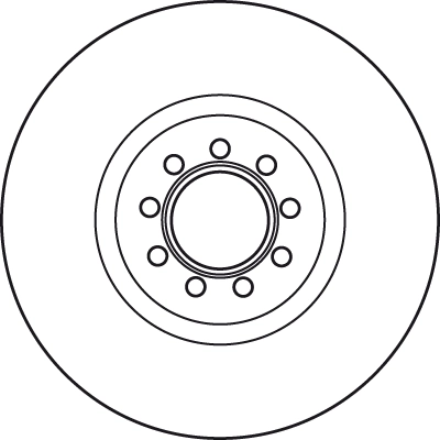 Brake Disc TRW SINGLE DF4984S