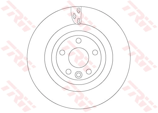 Brake Disc TRW SINGLE DF6706S