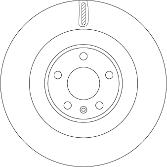 Brake Disc TRW SINGLE DF6750S