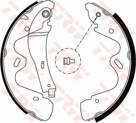 Brake Shoe Set GS8483
