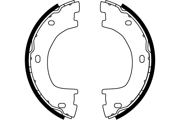 Brake Shoe Set, parking brake GS8777