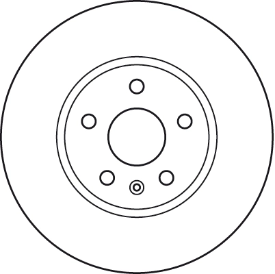 Brake Disc TRW SINGLE DF4996S