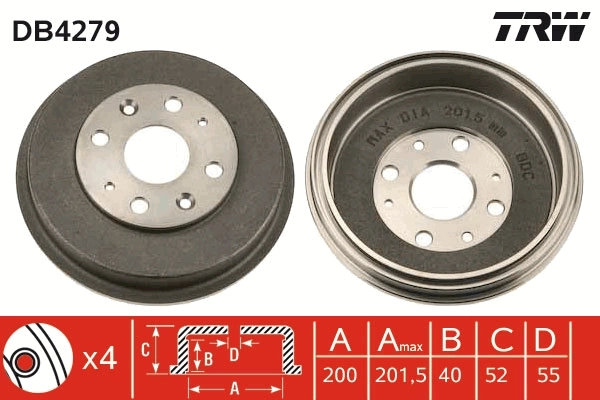 Brake Drum DB4279