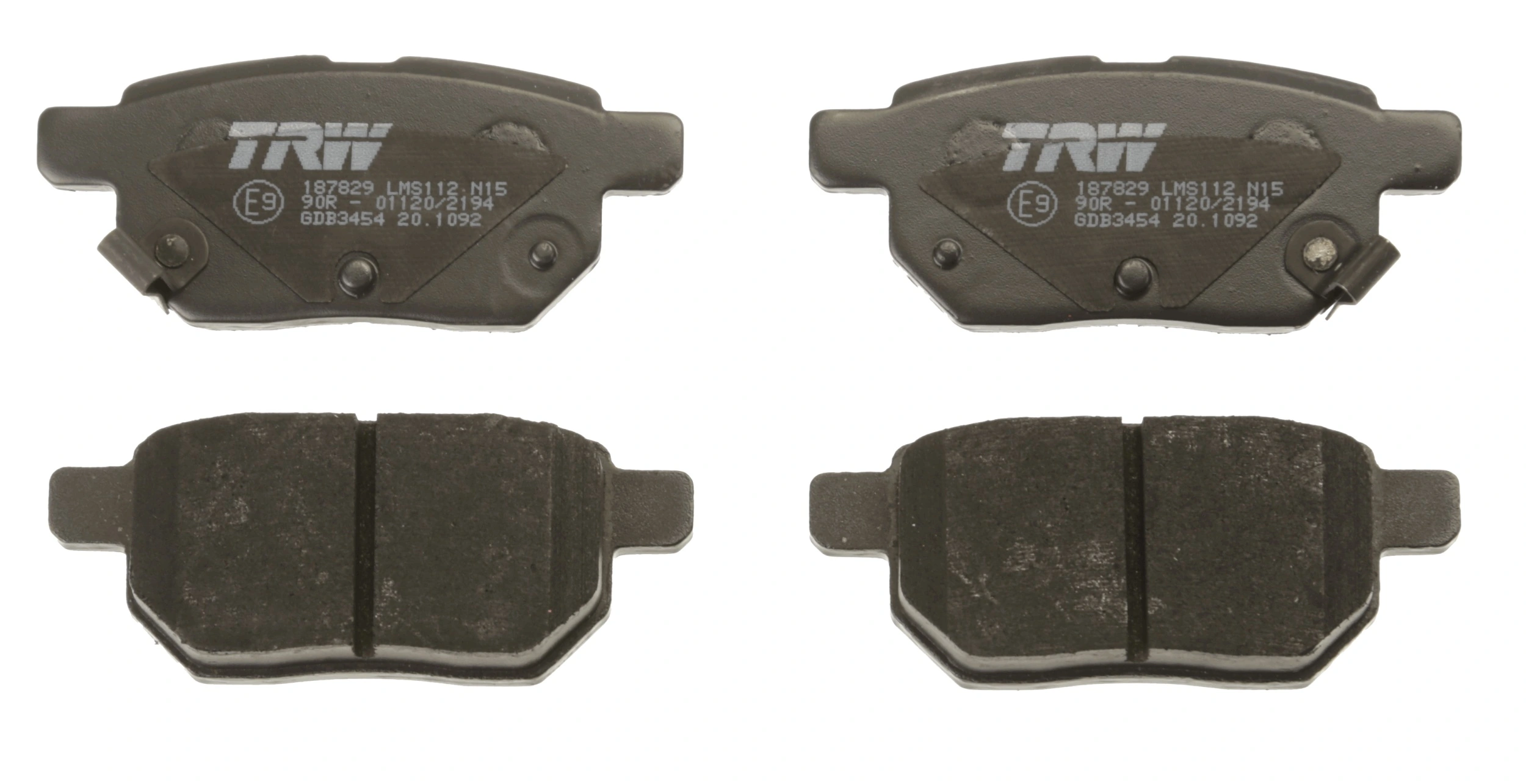 Brake Pad Set, disc brake COTEC GDB3454