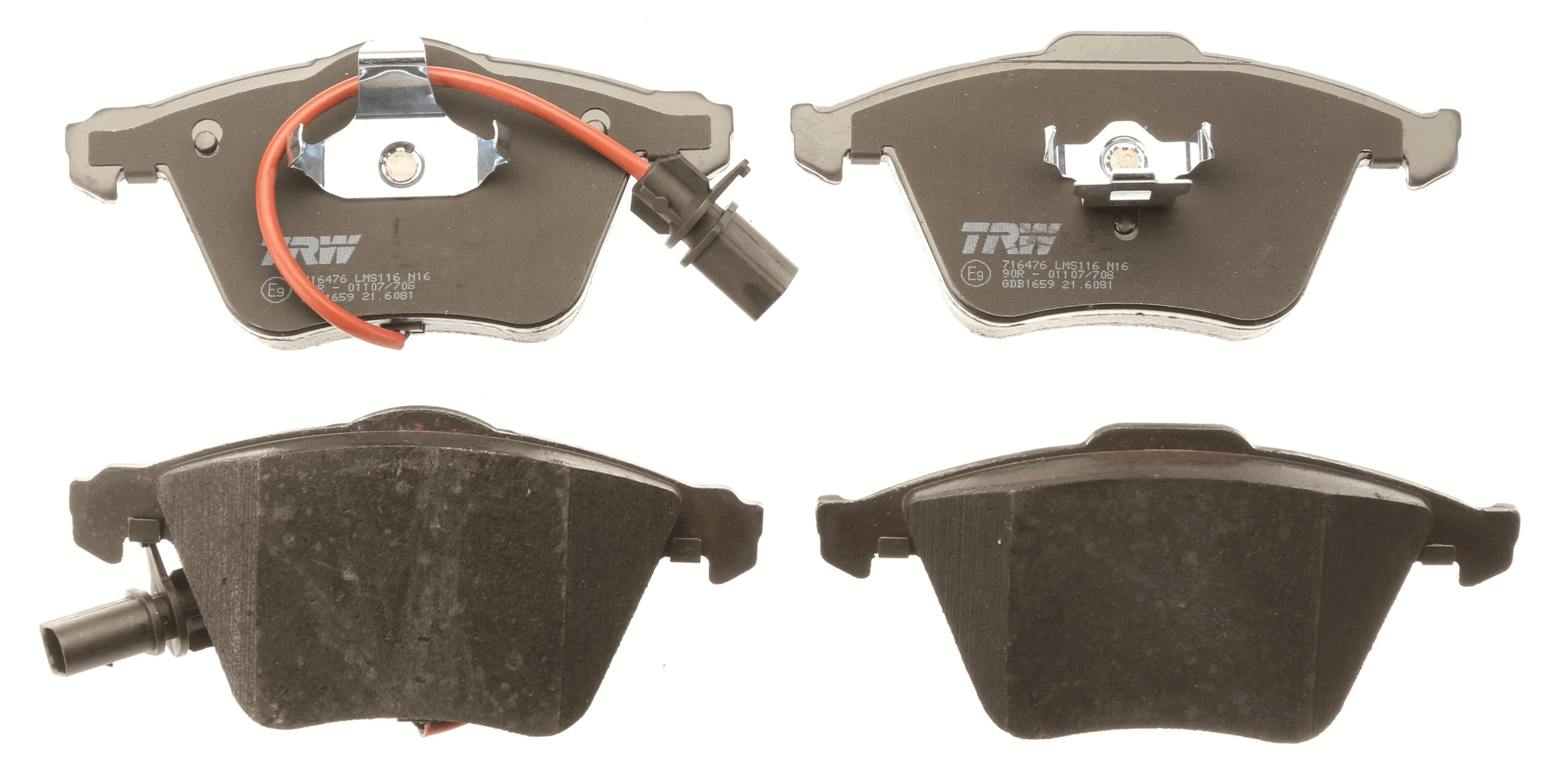 Brake Pad Set, disc brake COTEC GDB1659
