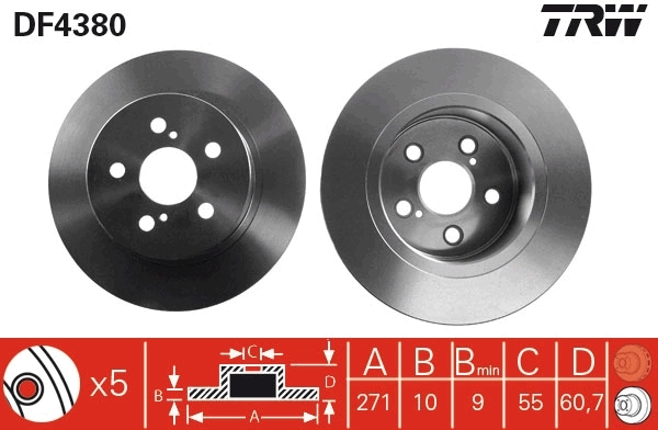 Brake Disc DF4380