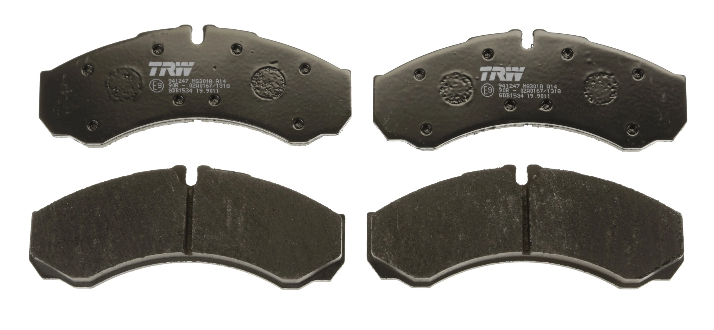 Brake Pad Set, disc brake COTEC GDB1534