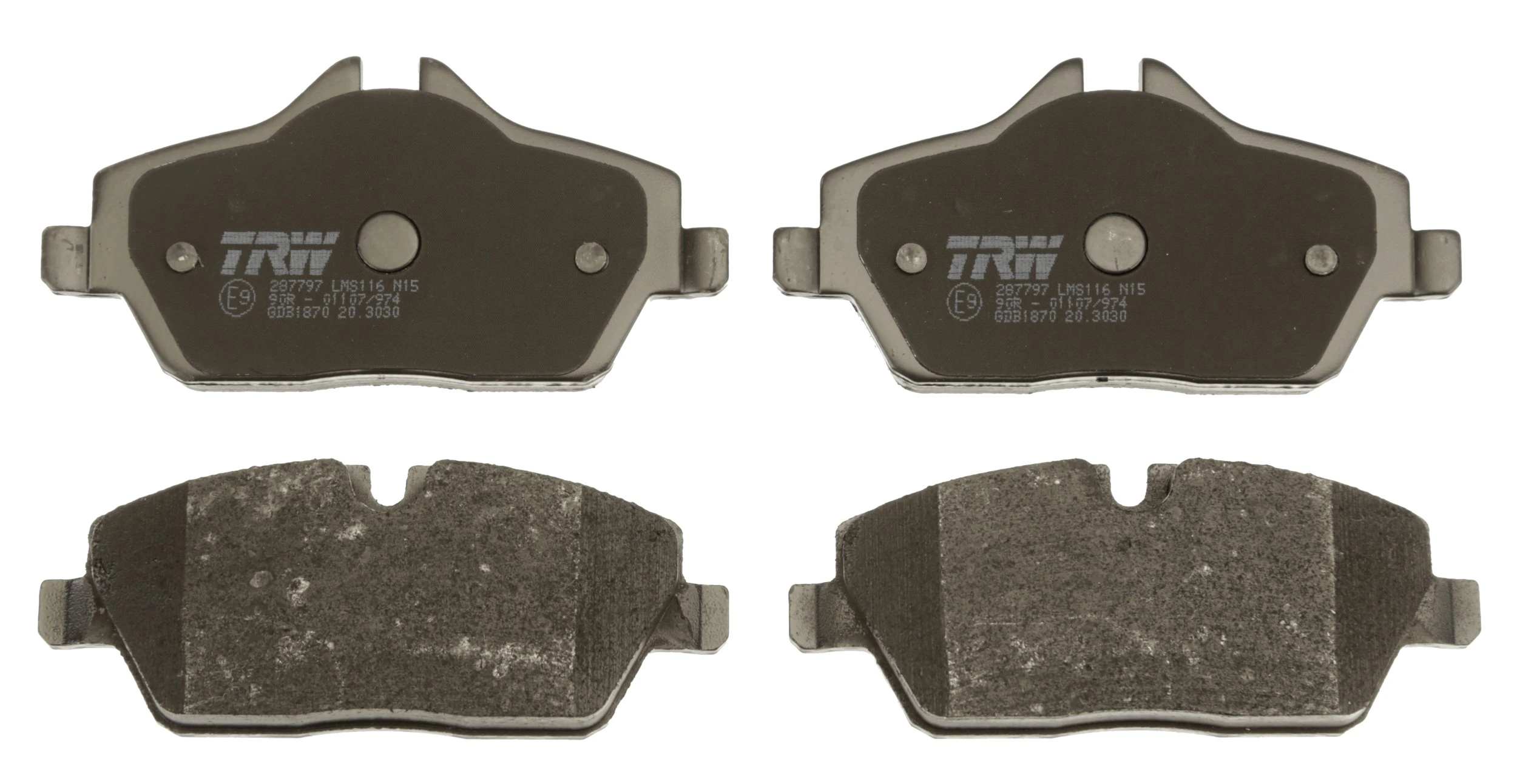 Brake Pad Set, disc brake COTEC GDB1870