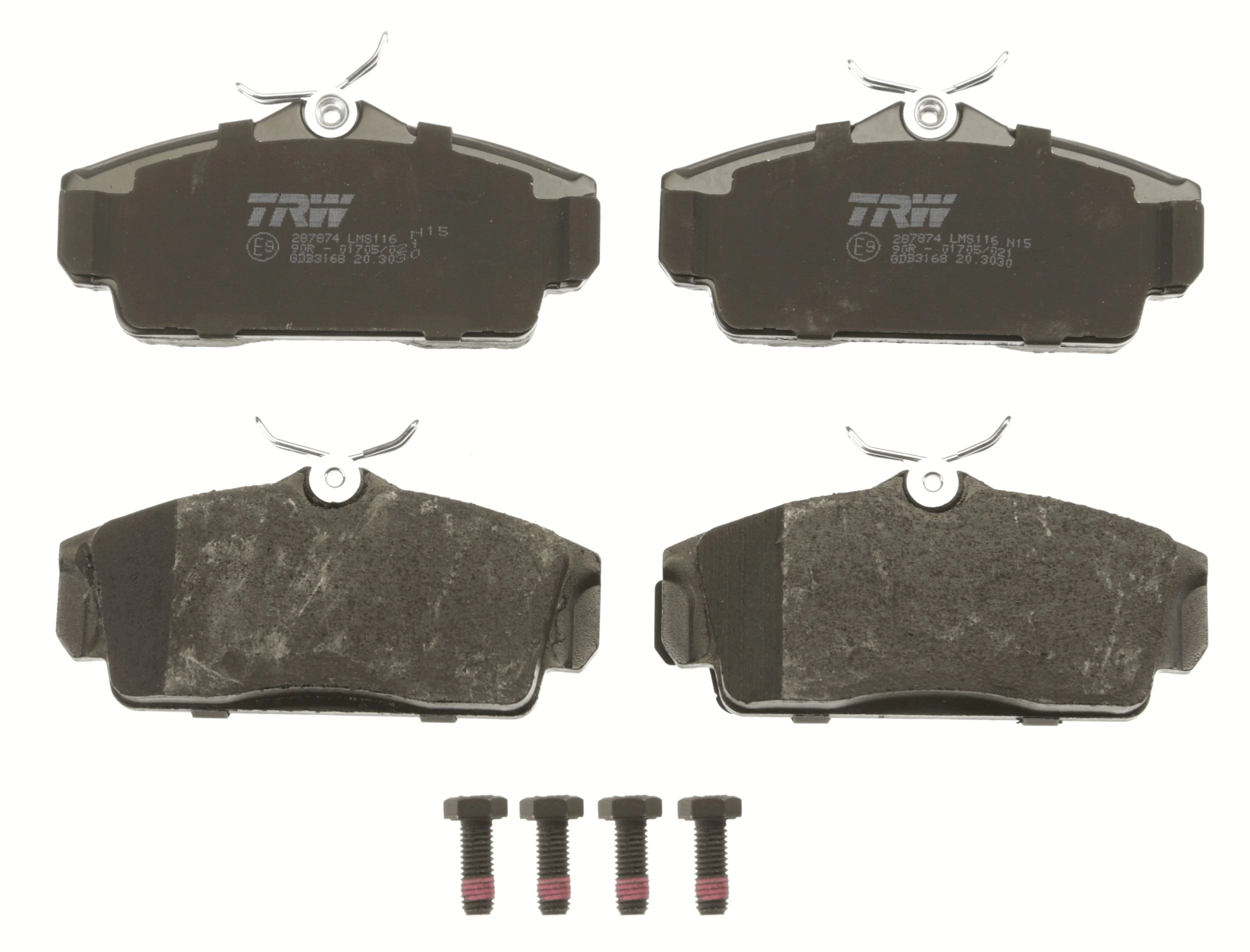 Brake Pad Set, disc brake COTEC GDB3168