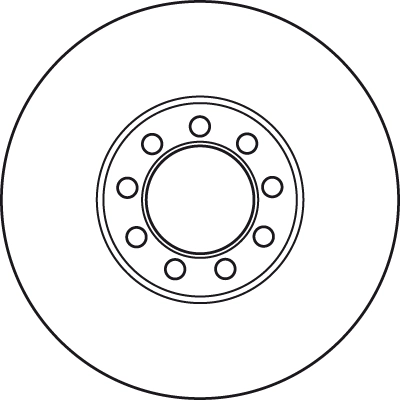 Brake Disc TRW SINGLE DF4994S