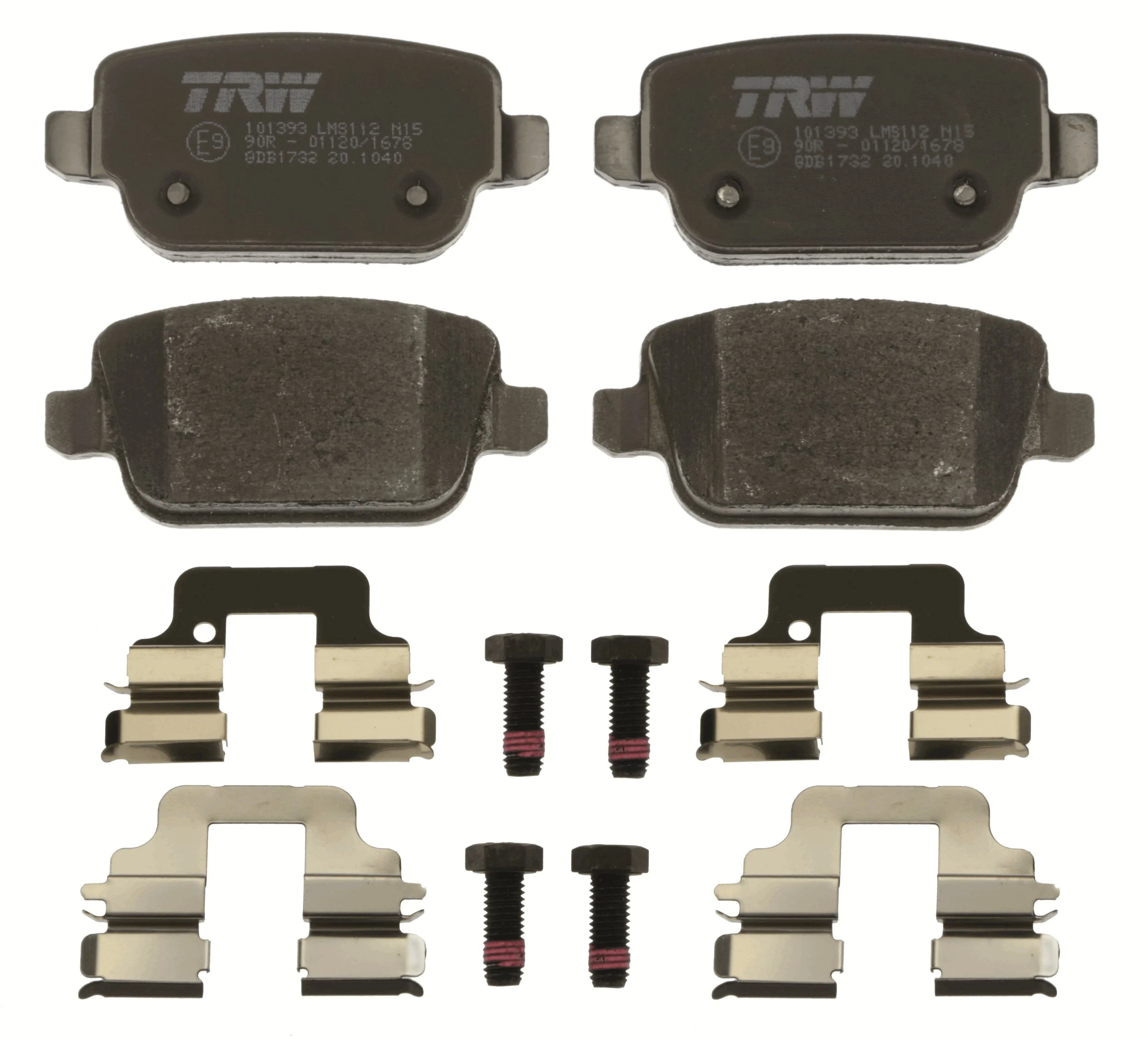 Brake Pad Set, disc brake COTEC GDB1732