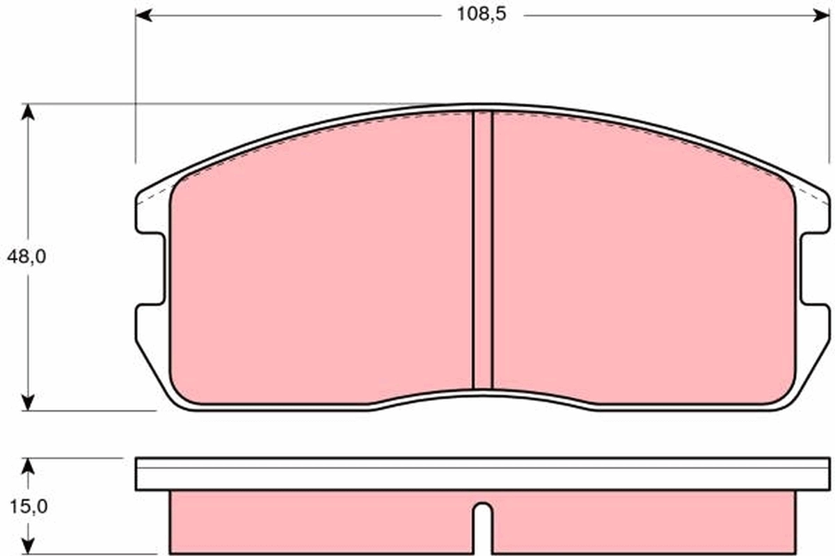Brake Pad Set, disc brake GDB365
