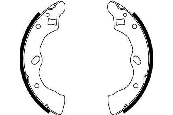 TRW GS8581 Brake Shoe Set