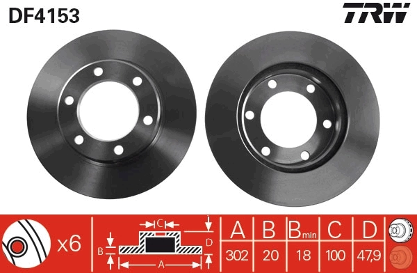 Brake Disc DF4153