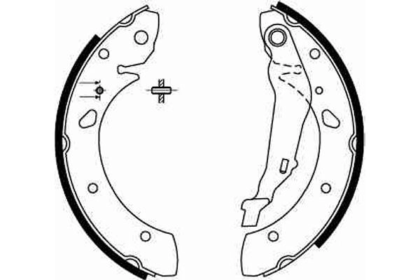 Brake Shoe Set GS8632