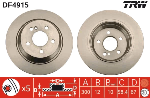 Brake Disc DF4915