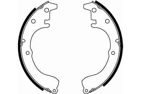 TRW GS8046 Brake Shoe Set