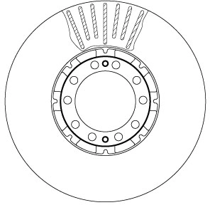 TRW DF5029S Brake Disc
