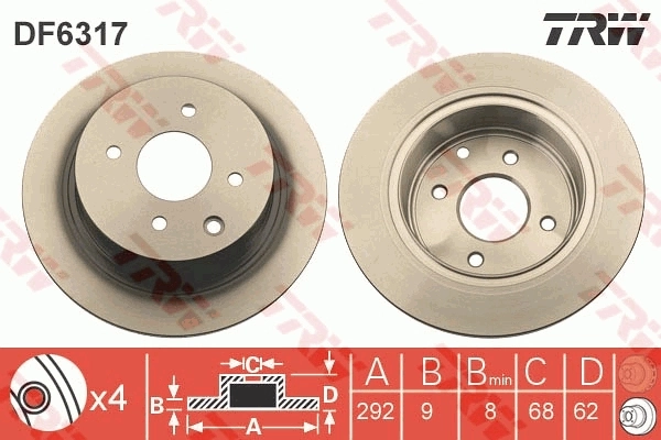 Brake Disc DF6317