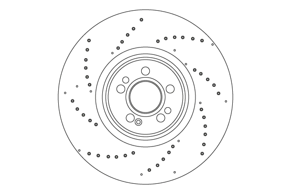 Brake Disc TRW SINGLE DF4598S