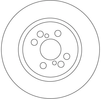 Brake Disc TRW SINGLE DF4415S