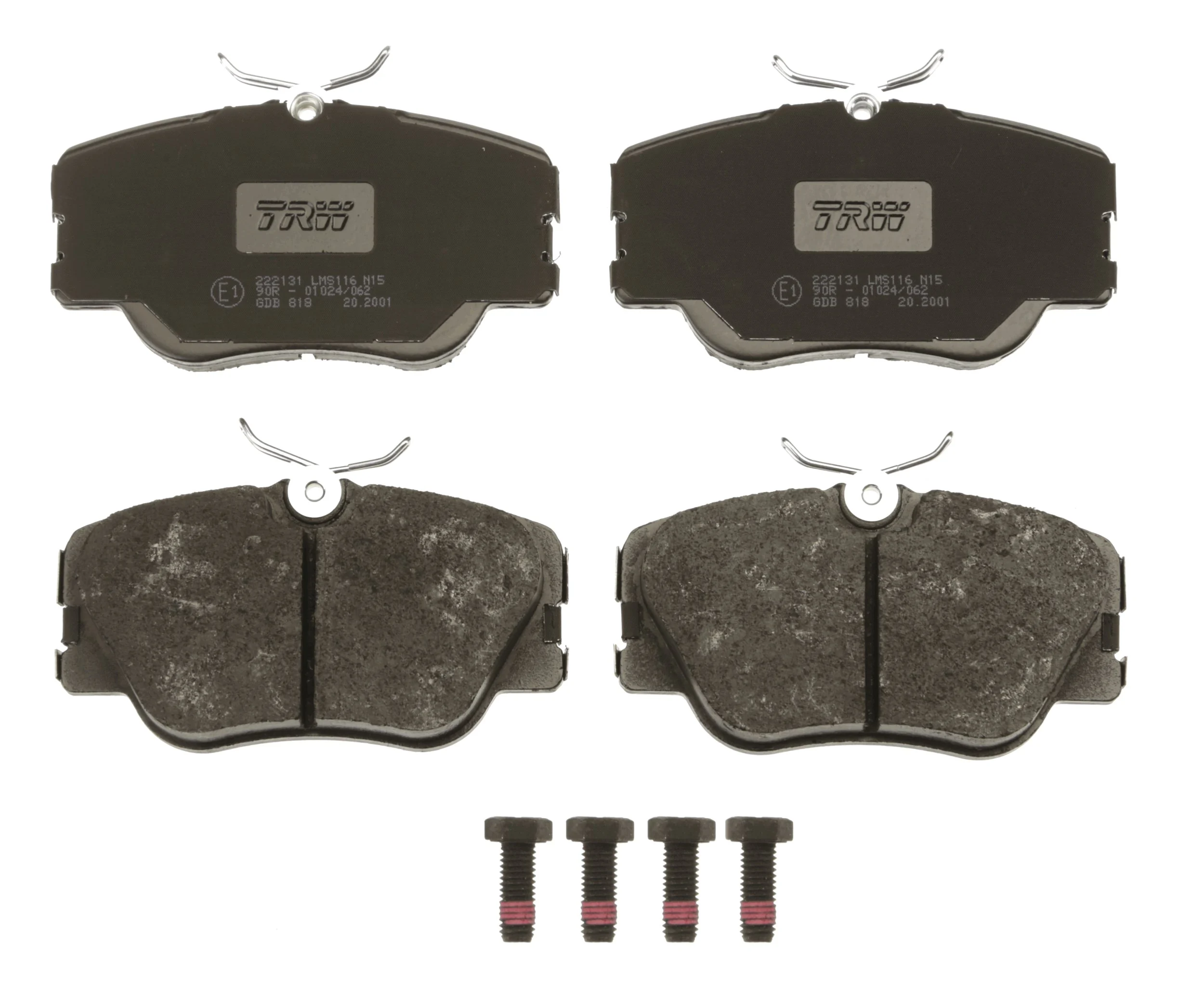 Set bantalan rem, rem cakram COTEC GDB818