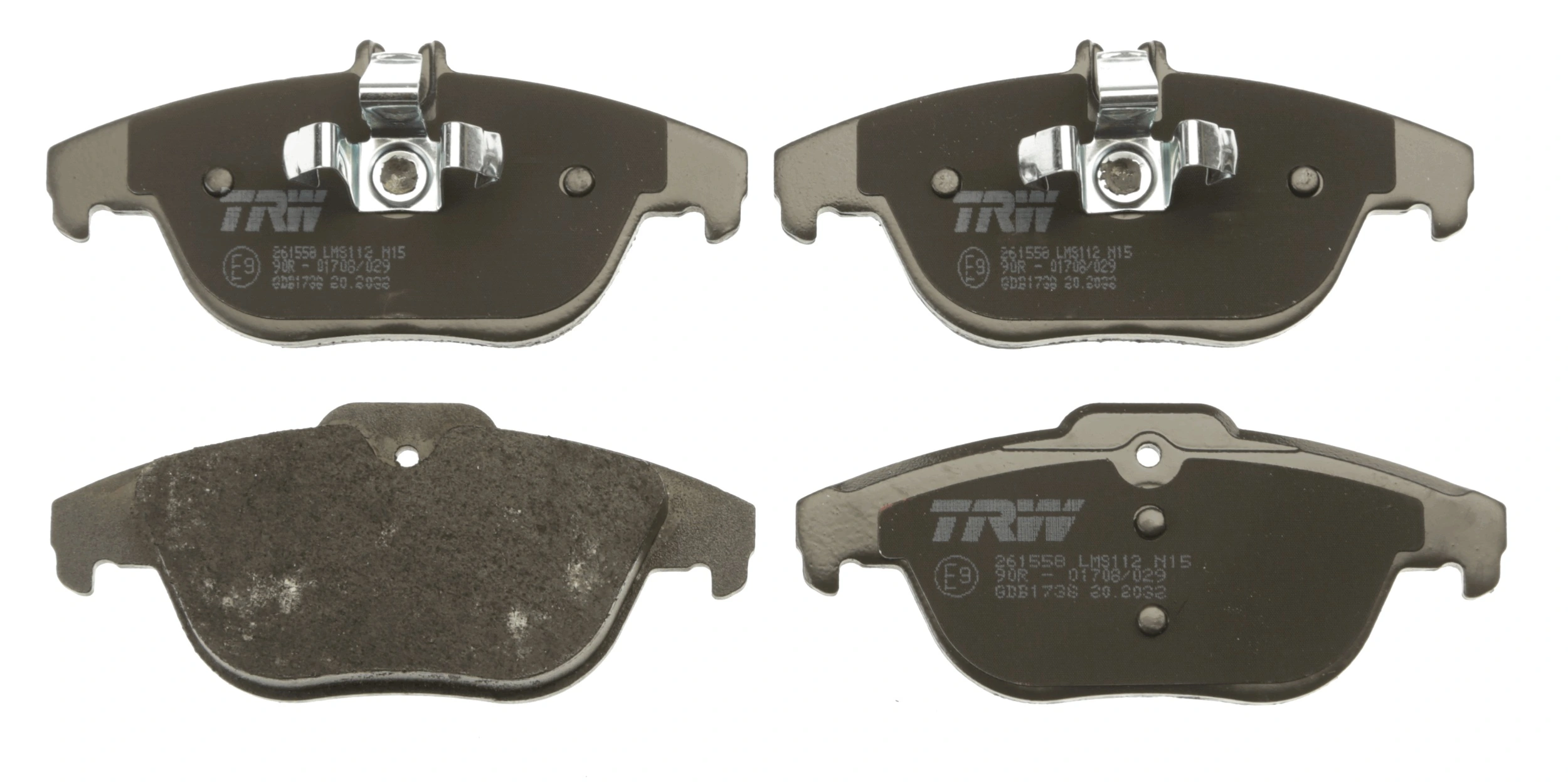Brake Pad Set, disc brake COTEC GDB1738