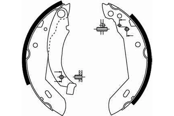 Brake Shoe Set GS8158