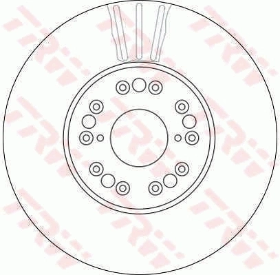 Brake Disc TRW SINGLE DF4182S